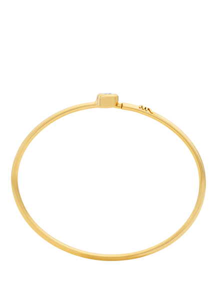 Michael Kors Crystal Bracelet, Gold-tone - view 2, Gold-tone