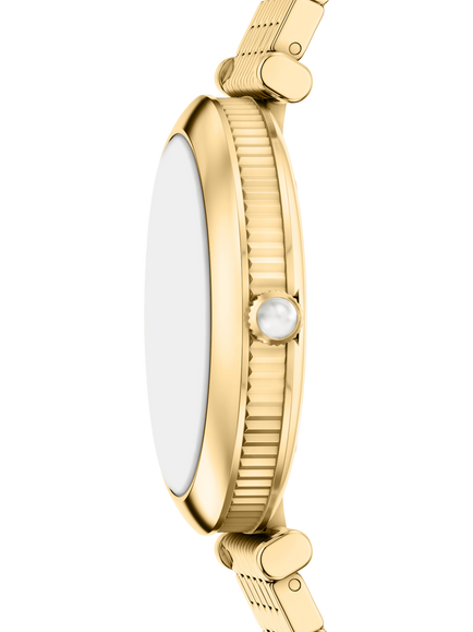 Emporio Armani AR11809 Women's Archelia 32mm Round Bracelet Strap Watch, Pale Gold - view 2, Pale Gold