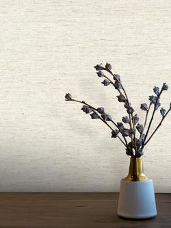John Lewis Fleck Wallpaper - view 2, Alabaster