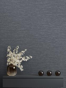 John Lewis Fleck Wallpaper - view 2, Light Denim