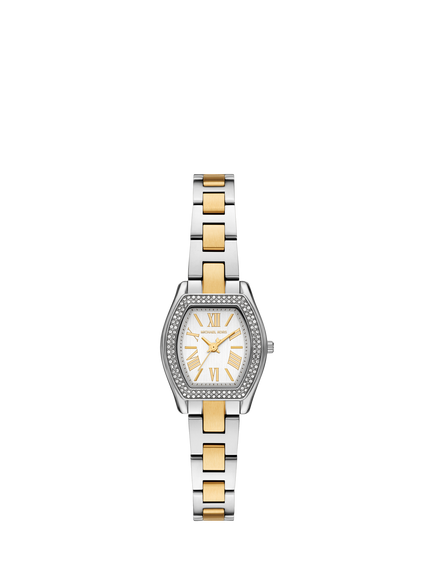 Michael Kors MK7620 Women's Chelsea Hexagon Bracelet Strap Watch, Two-tone, Two-tone