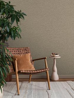 John Lewis Tweel Wallpaper - view 2, Pebble