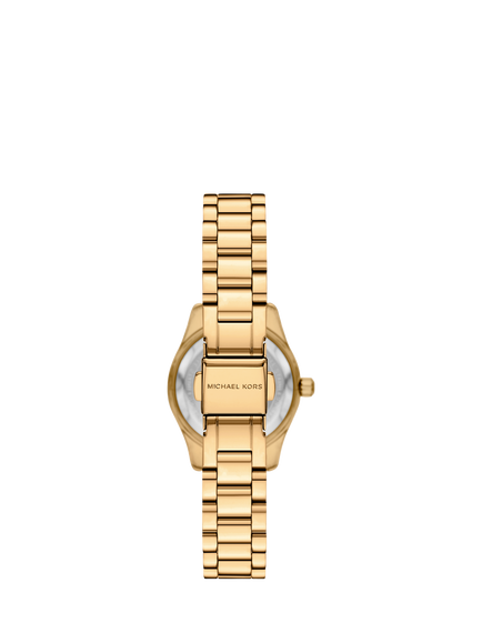 Michael Kors MK7659SET Women's  Petite Lexington 26mm Round Bracelet Strap Watch, Gold-tone - view 2, Gold-tone