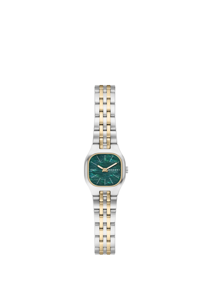 Skagen SKW3187 Women's Mellem Micro 20mm Square Bracelet Strap Watch, Two-tone, Two-tone