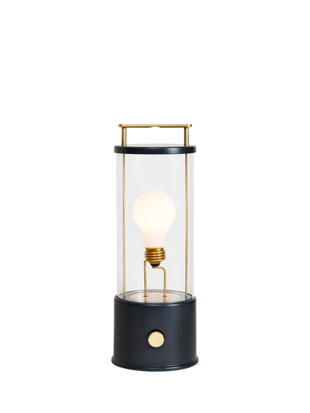 tala The Muse 2.0 Portable Rechargeable Outdoor Table Lamp, Black, Hackles Black