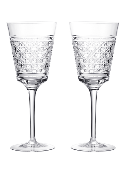 Waterford Opulence Crystal Cut Red Wine Glass, Set of 2, 380ml, Clear, Clear