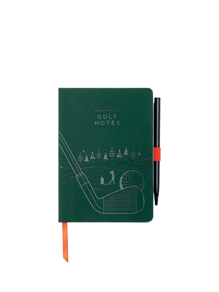 Gentlemen's Hardware Waterproof Golf Notebook, Green