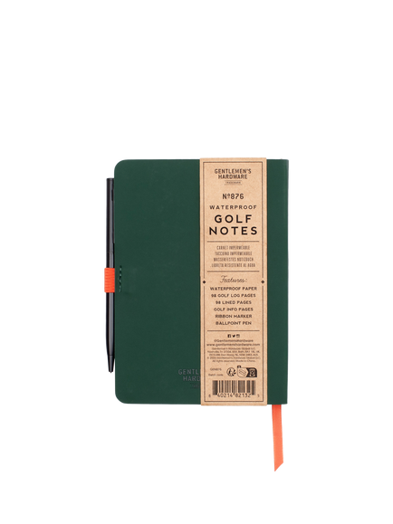 Gentlemen's Hardware Waterproof Golf Notebook - view 2, Green