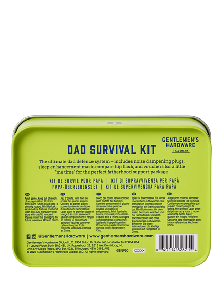 Gentlemen's Hardware Dad Survival Kit - view 2, Blue / Green