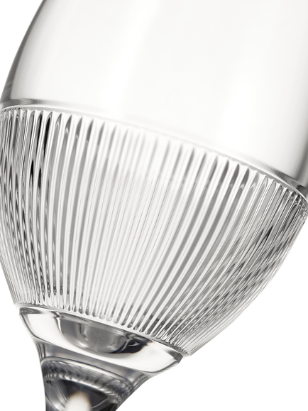 Wedgwood Helia Cut Crystal Wine Glasses, Set of 2, 350ml, Clear - view 2, Clear