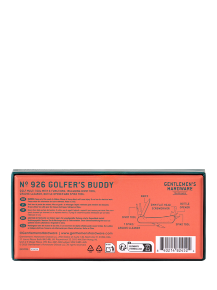 Gentlemen's Hardware Golfer's Buddy Multi Tool - view 2, Green