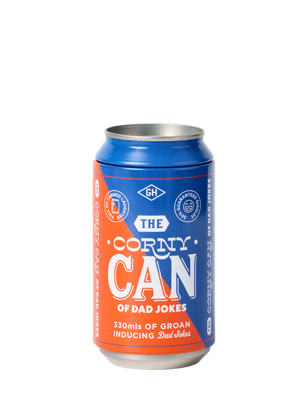 Gentlemen's Hardware The Corny Can of Dad Jokes, Blue / Orange
