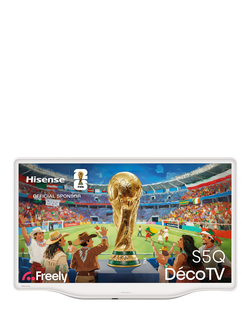 Hisense Deco 32S5QTUK (2025) LED HDR Full HD Smart TV, 32 inch, White, White