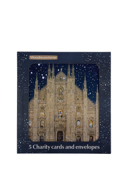 Woodmansterne Milan Cathedral Charity Christmas Cards, Pack of 5, Multi