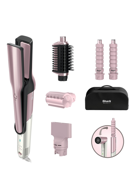 Shark GlamAir HD6051SUKPK Hair Styler, Pink, Pink