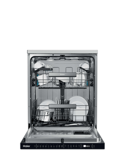 Haier XF 4A4M0X-80 Freestanding Dishwasher, Stainless Steel - view 2, Stainless Steel