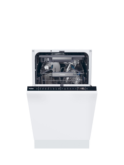 Haier XI1C3TB2FB-80 Integrated Dishwasher, Black Bezel, Black Bezel