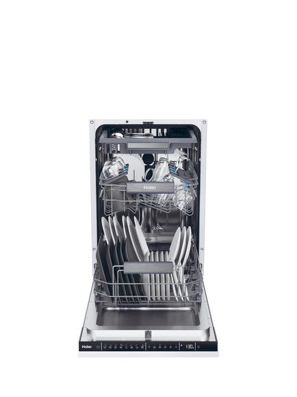 Haier XI1C3TB2FB-80 Integrated Dishwasher, Black Bezel - view 2, Black Bezel