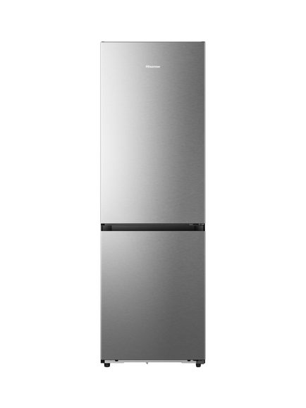 Hisense KitchenFit RB3K330SAIC Freestanding 60/40 Fridge Freezer, Silver, Silver