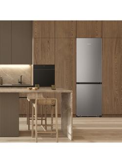 Hisense KitchenFit RB3K330SAIC Freestanding 60/40 Fridge Freezer, Silver - view 2, Silver