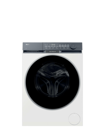 Haier X Series 9 HW100-B14387UUK Freestanding Washing Machine, 10kg Load, 1400rpm Spin, White, White