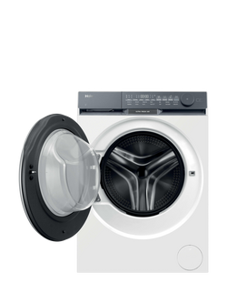 Haier X Series 9 HW100-B14387UUK Freestanding Washing Machine, 10kg Load, 1400rpm Spin, White - view 2, White