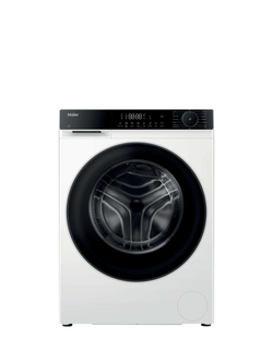 Haier X Series 5 HW100-BP14357UUK Freestanding Washing Machine, 10kg Load, 1400rpm Spin, White, White