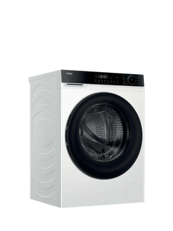 Haier X Series 5 HW100-BP14357UUK Freestanding Washing Machine, 10kg Load, 1400rpm Spin, White - view 2, White