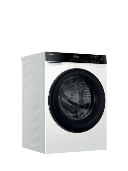Haier X Series 5 HW100-BP14357UUK Freestanding Washing Machine, 10kg Load, 1400rpm Spin, White - view 2, White