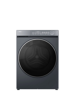 Haier X Series 7 HW90-B14367GTUUK Freestanding Washing Machine, 9kg Load, 1400rpm Spin, Graphite, Graphite