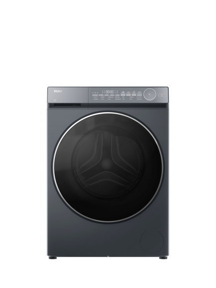 Haier X Series 7 HW90-B14367GTUUK Freestanding Washing Machine, 9kg Load, 1400rpm Spin, Graphite, Graphite
