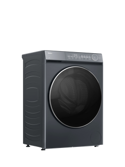Haier X Series 7 HW90-B14367GTUUK Freestanding Washing Machine, 9kg Load, 1400rpm Spin, Graphite - view 2, Graphite