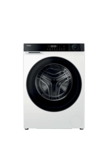 Haier X Series 5 HW90-BP14357TUUK Freestanding Washing Machine, 9kg Load, 1400rpm Spin, White, White