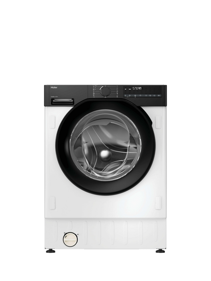 Haier BHA6SD696M6DB980 Integrated Washer Dryer, 9kg/6kg Load, 1600rpm Spin, White, White