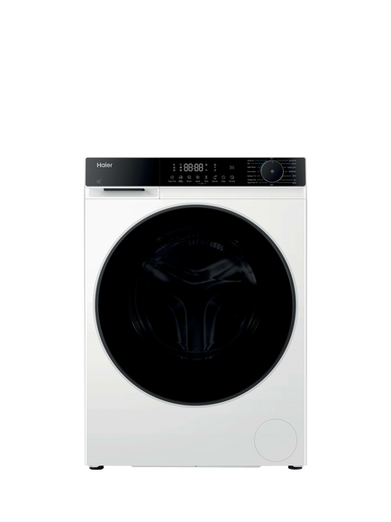 Haier X Series 5 HWD90BP14357TUUK Freestanding Washer Dryer, 9kg/5kg Load, 1400rpm Spin, White, White