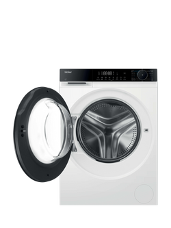 Haier X Series 5 HWD90BP14357TUUK Freestanding Washer Dryer, 9kg/5kg Load, 1400rpm Spin, White - view 2, White