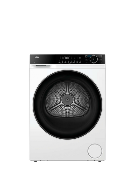 Haier HD90-D357U1-UK Heat Pump Tumble Dryer, 9kg Load, White, White