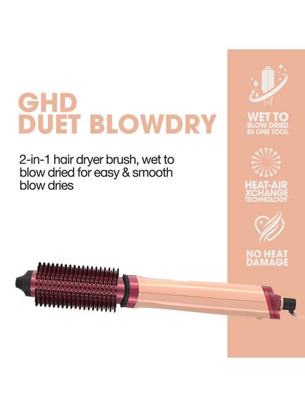 ghd Jelly Duet Blowdry™ Hair Styler, Sunkissed Peach - view 2, Sunkissed Peach