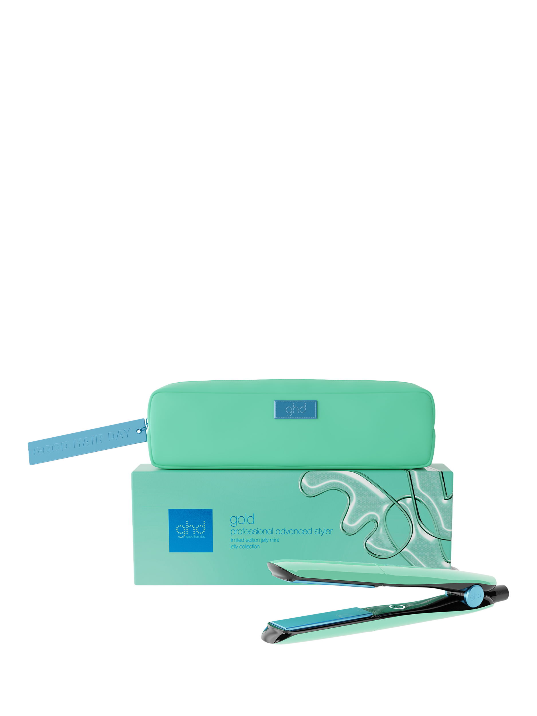 Straight Premium GILDED EDGE MODEL 10こ ghd Jelly Gold® Hair Straighteners, Mint