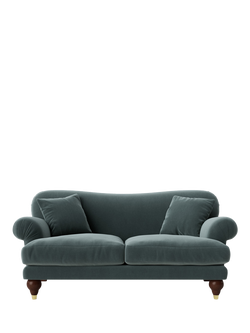 Swoon Willows Medium 2 Seater Sofa, Crushed Velvet Hydro