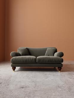 Swoon Willows Medium 2 Seater Sofa - view 2, Crushed Velvet Spruce