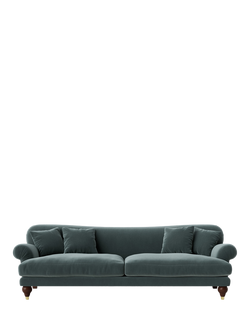 Swoon Willows Large 3 Seater Sofa, Crushed Velvet Hydro