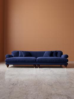 Swoon Willows Grand 4 Seater Sofa - view 2, Easy Velvet Ink