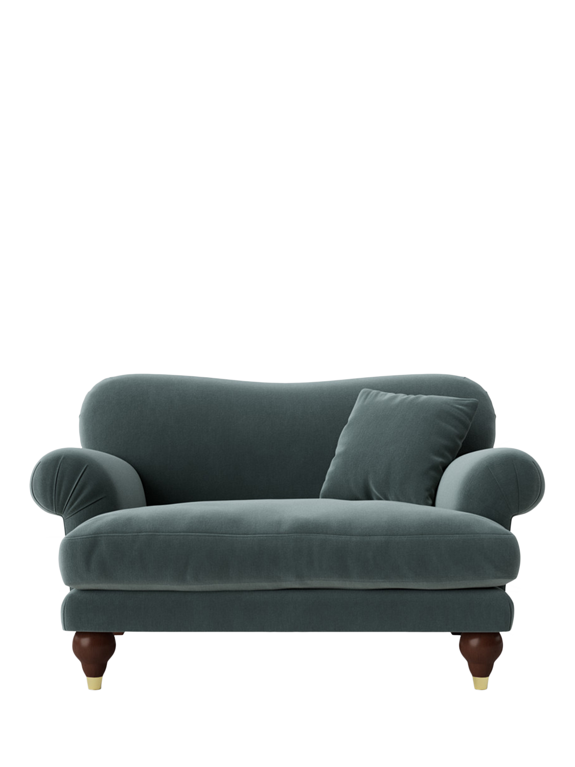 Willows Range, Swoon Willows Loveseat, Crushed Velvet Hydro