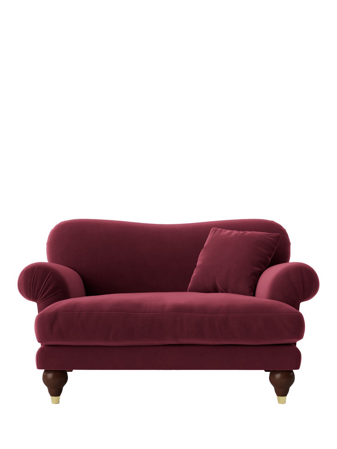 Willows Range, Swoon Willows Loveseat, Easy Velvet Bordeaux