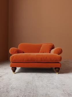Swoon Willows Loveseat - view 2, Easy Velvet Burnt Orange
