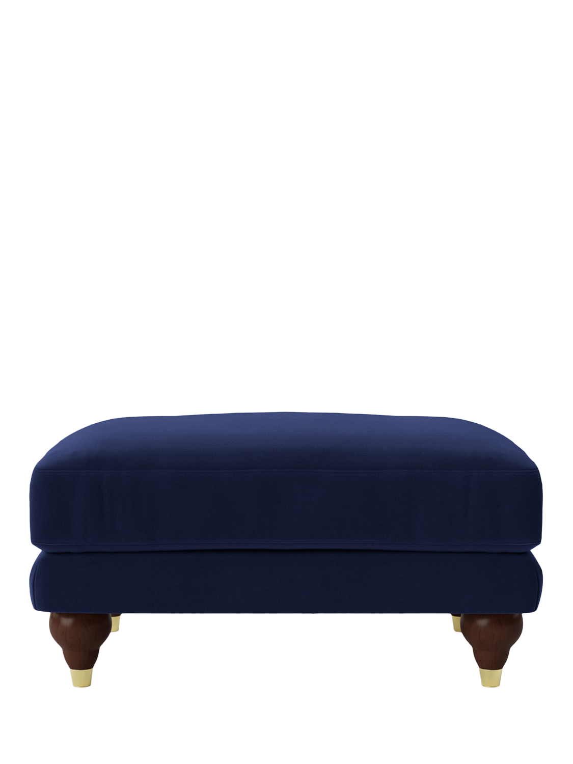 Willows Range, Swoon Willows Ottoman, Easy Velvet Ink