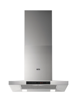 AEG OUTLET DKB5660HM Chimney Cooker Hood, Like New, Stainless Steel Matt, Stainless Steel Matt