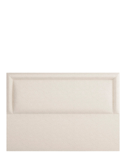 Vispring OUTLET Viola Full Depth Upholstered Headboard, Super King Size, Like New, Boucle Sandstone, Boucle Sandstone