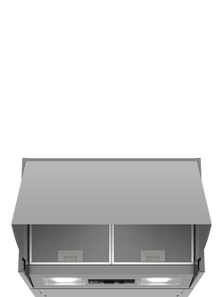 Neff OUTLET N30 D64MAC1X0B 60cm Integrated Cooker Hood, Like New, Silver, Silver